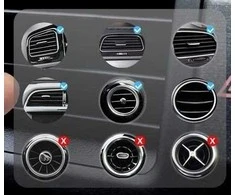 Alogy Laikiklis Automobilinis Tvirtinimas Automobiliui Ant Oro Grobelių Telefonui Išmaniajam / T7
