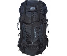 Žygio kuprinė Alogy žygiams Moterims Vyrams Juoda Talpi KUBISPORT 60 L