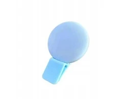 Dėklas Oem LED light ring for selfie on mobile phone MINI Q mėlynas