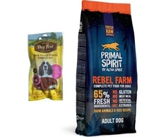 Alpha Spirit PRIMAL Rebel Farm Adult Dog drėgnas pašaras šunims 12kg
