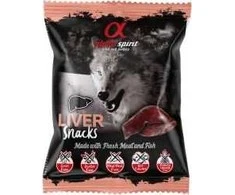 Alpha Spirit SNACKS DOG skanėstai šunims su kepenėlėmis 50g