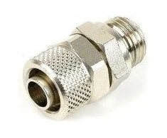 Kein Hersteller Connection straight G1/4 inch female thread to 11/8mm – sidabrinis glossy