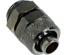 Kein Hersteller Tiesus G1/4 colio vidinis sriegis be gamintojo jungties su 11/8 mm nikelio juodumo jungtimi