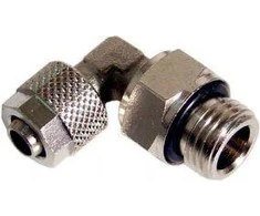 Kein Hersteller Connection 90 degrees G1/4 inch to 10/8mm angle – sidabrinis glossy