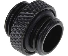 Alphacool Alphacool Aišappen Doppel juodas - G1 / 4 AG auf G1 / 4 AG - Giliai juoda