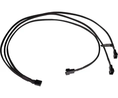 Alphacool Y-Splitter 4-pin to 3x 4-pin PWM 60cm – juodas