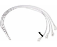 Alphacool Y-Splitter 4-pin to 4x 4-pin PWM 60cm – baltas