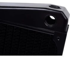 „Alphacool NexXxoS XT45“ varinis „X-Flow“ radiatorius – 420 mm, juodos spalvos