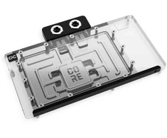 „Alphacool Core GeForce RTX 5080 Solid“ + AMP vandens blokas, galinė plokštė – akrilas, juodas