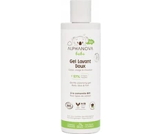 Alphanova Bebe Bio* švelnus kūdikių skalbimo gelis 2 viename 200 ml
