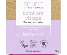 ALPHANOVA SOLIDE Alphanova Solide, šveičiamasis veido prausiklis, 75g