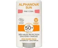 Alphanova Sun, Stift filtravimo kremas, SPF50+, rožinis koralas, 12 g