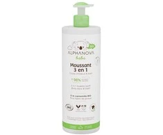 Alphanova Bebe Bio 3 in 1 švelnus kūdikių vonios skystis* 400 ml