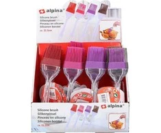 Alpina - silikoninis šepetėlis indams marinuoti 21 cm (pilkas)