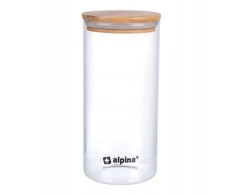 Alpina - Stiklinis maisto indas su dangteliu 1250 ml 10 x 21 cm