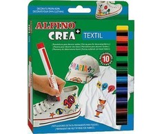 Žymekliai drabužiams, audiniams Alpino Markers, 10 spalvų