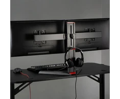 Laikiklis Alterzone Stojak biurkowy na 2 monitory 17" - 27" Pro Duo Gaming (ALZPROD17-27-B)