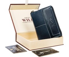 Always Wild Didelė vertikalios padėties odinė piniginė su RFID sistema. Visada Laukinis