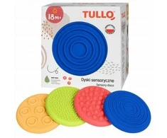 AM Tullo TULLO 615 Sensoriniai diskai įvairių tekstūrų - 4 vnt.