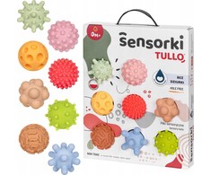 AM Tullo TULLO 497 Sensoriniai kamuoliukai Sensorki 8 vnt. be pastelinių skylių