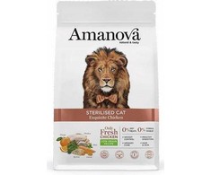 Amanova Sterilizuotos katės su vištiena – kačiukams, 6kg