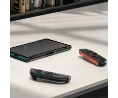 AmazingThing PlayShield Bare dėklas skirtas Nintendo Switch 2 – skaidrus/juodas