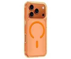 „AmazingThing“ minimalaus dizaino „Mag“ dėklas, skirtas „iPhone 17 Pro Max“, suderinamas su „MagSafe“ - oranžinis