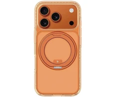 „AmazingThing Titan Pro Spin“ dėklas, skirtas „iPhone 17 Pro“, suderinamas su „MagSafe“ - oranžinis