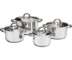 Dajar Puodų su dangčiais komplektas 4 vnt (D16, D18, D20, D24 cm) BERRY Ambition 68879