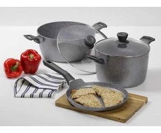 Dajar Puodas AMBITION SILVERSTONE, aliuminis, su dangčiu, tinka ir indukcinei viryklei, ø 20 cm., 2 L
