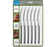 Amefa Chuletero 7038 - 6 steak knives on blister