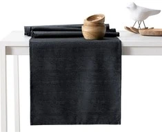 AmeliaHome Staltiesė 40×140 cm juoda AH VESTA HMD
