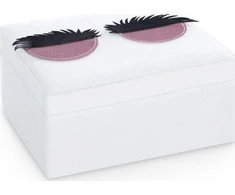 AmeliaHome JEWELRY BOX/AH/LASHES/Baltas/14X9