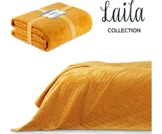 AmeliaHome lovatiesė LAILA, 170x210 cm, spalva: geltona