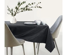 AmeliaHome Staltiesė 150×500 cm juoda AH VESTA