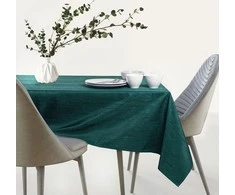 AmeliaHome Staltiesė tamsiai žalia 140×500 cm AH VESTA HMD