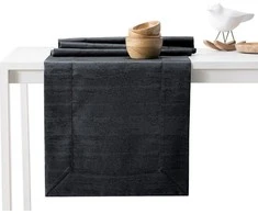 AmeliaHome Staltiesė juoda 40×200 cm AH VESTA