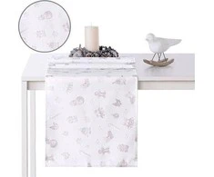 AmeliaHome TCLOTH/AH/CHRISTMASSTORY/HMD/Sidabrinis/40X140