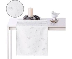 AmeliaHome TCLOTH/AH/CHRISTMASEVE/HMD/Sidabrinis/80X80