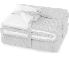 AmeliaHome Pledas SHLEEPY, 130X180 cm, spalva: balta