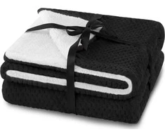 AmeliaHome Pledas SHLEEPY, 70X150 cm, spalva: juoda