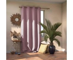 Naktinė užuolaida su žiedais AmeliaHome BLACKOUT 140X270 cm, 1 vnt., spalva: rožinė