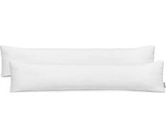 DecoKing Pagalvės užvalkalas 20 × 145 cm, balta, 2 vnt.