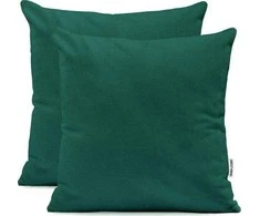 DecoKing Pagalvės užvalkalas 80 × 80 cm BOTTLEGREEN