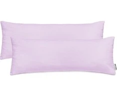 DecoKing Pagalvės užvalkalas 40×145 cm, 2 vnt LILA