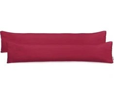 DecoKing Pagalvės užvalkalas 20×145 cm, bordo spalvos