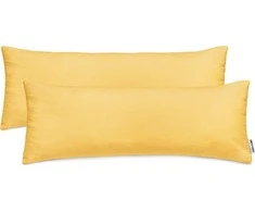 DecoKing Pagalvės užvalkalas 40×145 cm oranžinės, 2 vnt