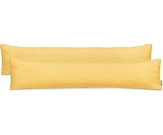 DecoKing Pagalvės užvalkalas 20×120 cm oranžinis, 2 vnt.