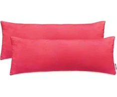 DecoKing Pagalvės užvalkalas 40×120 cm avietinės spalvos