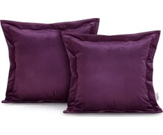 Plum Pagalvės užvalkalas aksomas bordo 45×45 cm 2 vnt AH